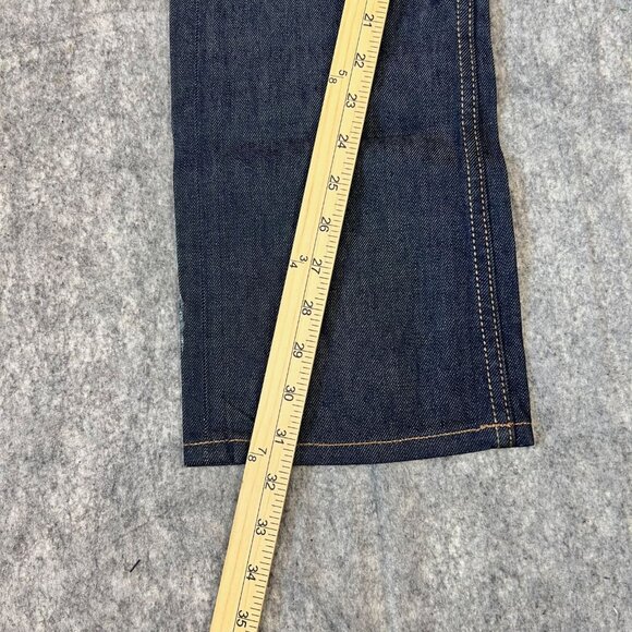 Diesel Viker Mens Jeans Size 26 L30 100% Cotton 100% Cow Leather Patch Dark Wash - Picture 14 of 16